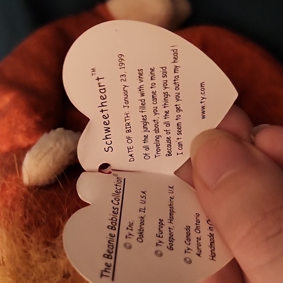 Schweetheart beanie baby - Picture 3 of 4